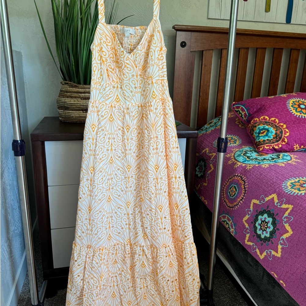 Loft Eyelet Embroidered Sundress